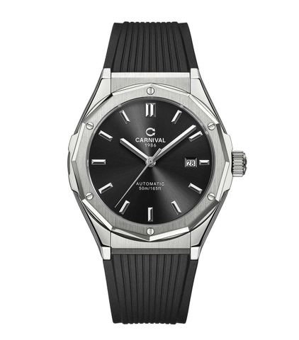 Đồng Hồ Nam Dây Cao Su Carnival 8168G-VT-DCS-D Automatic - Kính Sapphire - Size 42mm