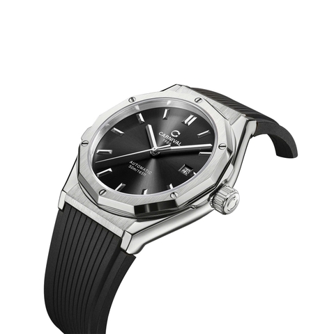 Đồng Hồ Nam Dây Cao Su Carnival 8168G-VT-DCS-D Automatic - Kính Sapphire - Size 42mm