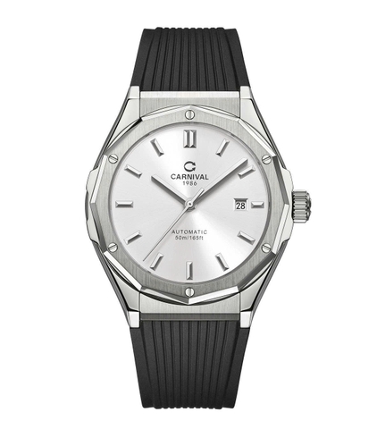 Đồng Hồ Nam Dây Cao Su Carnival 8168G-VT-DCS-T Automatic - Kính Sapphire - Size 42mm