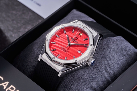 Đồng Hồ Nam Dây Cao Su Carnival 8168G-VT-DCS-VN Limited Việt Nam - Automatic - Kính Sapphire - Size 42mm