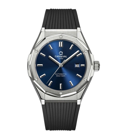Đồng Hồ Nam Dây Cao Su Carnival 8168G-VT-DCS-X Automatic - Kính Sapphire - Size 42mm