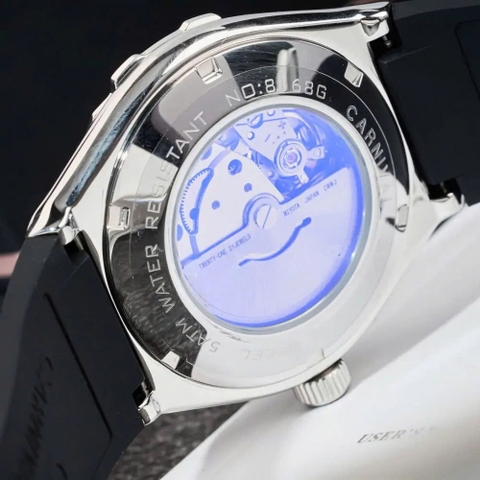 Đồng Hồ Nam Dây Cao Su Carnival 8168G-VT-DCS-X Automatic - Kính Sapphire - Size 42mm