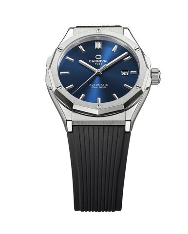 Đồng Hồ Nam Dây Cao Su Carnival 8168G-VT-DCS-X Automatic - Kính Sapphire - Size 42mm