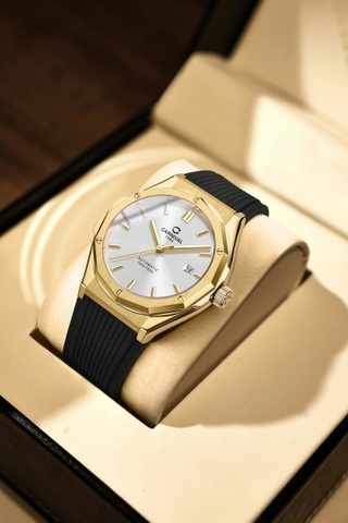 Đồng Hồ Nam Dây Cao Su Carnival 8168G-VV-DCS-T Automatic - Kính Sapphire - Size 42mm