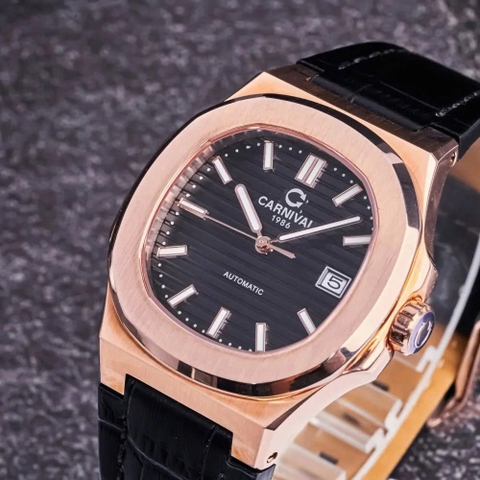 Đồng Hồ Nam Dây Da Carnival Nautilus 8108G1-VH-DD-D - Automatic - Kính Sapphire - Size 41mm