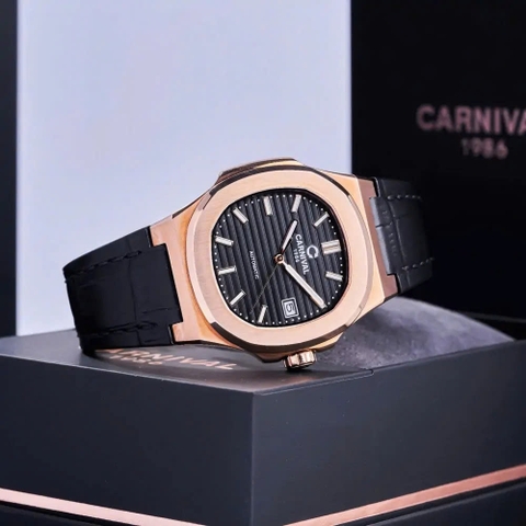 Đồng Hồ Nam Dây Da Carnival Nautilus 8108G1-VH-DD-D - Automatic - Kính Sapphire - Size 41mm