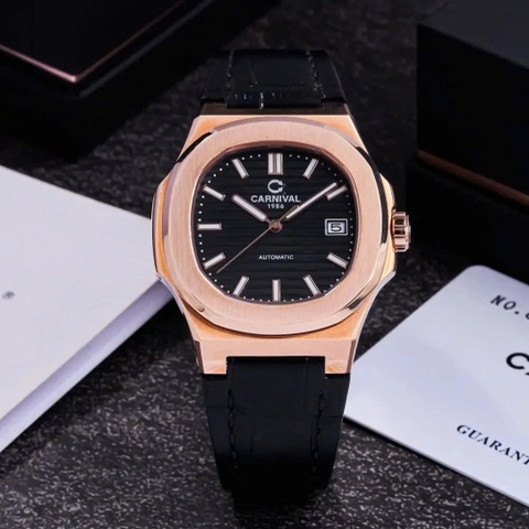 Đồng Hồ Nam Dây Da Carnival Nautilus 8108G1-VH-DD-D - Automatic - Kính Sapphire - Size 41mm