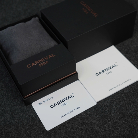 Đồng Hồ Nam Dây Da Carnival Nautilus 8108G1-VH-DD-N - Automatic - Kính Sapphire - Size 41mm