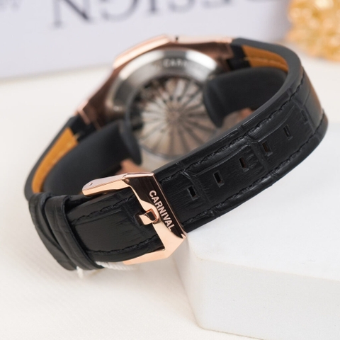 Đồng Hồ Nam Dây Da Carnival Nautilus 8108G1-VH-DD-T - Automatic - Kính Sapphire - Size 41mm