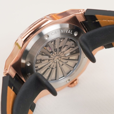 Đồng Hồ Nam Dây Da Carnival Nautilus 8108G1-VH-DD-T - Automatic - Kính Sapphire - Size 41mm