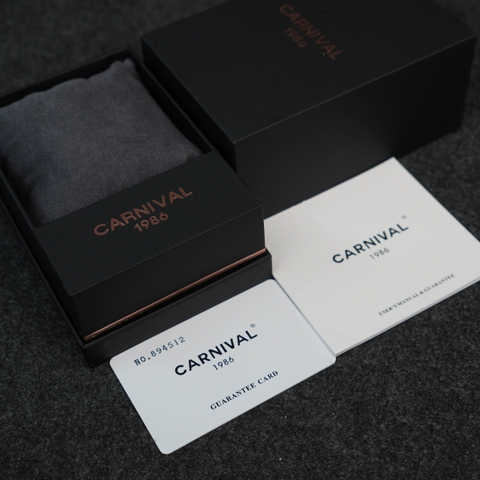 Đồng Hồ Nam Dây Da Carnival Nautilus 8108G1-VH-DD-T - Automatic - Kính Sapphire - Size 41mm