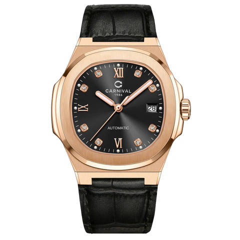 Đồng Hồ Nam Dây Da Carnival 8160G-VH-DD Automatic - Kính Sapphire - Size 41mm