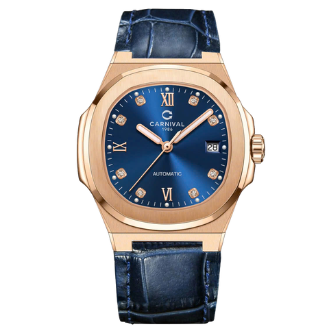 Đồng Hồ Nam Dây Da Carnival 8160G-VH-DD Automatic - Kính Sapphire - Size 41mm