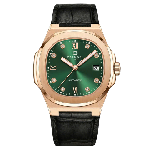 Đồng Hồ Nam Dây Da Carnival 8160G-VH-DD Automatic - Kính Sapphire - Size 41mm