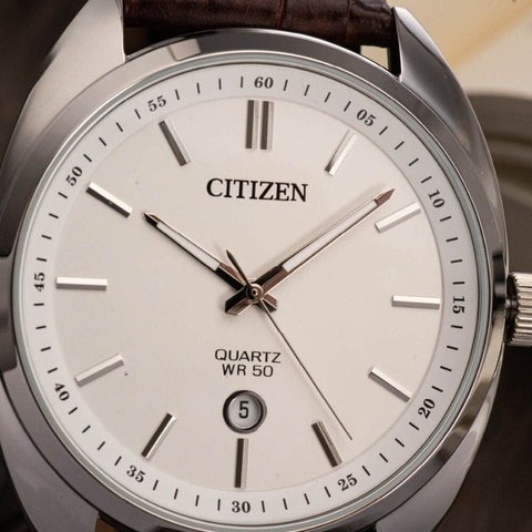 Đồng Hồ Nam Dây Da Citizen Quartz BI5090-09A- Size 42mm