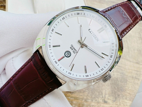 Đồng Hồ Nam Dây Da Citizen Quartz BI5090-09A- Size 42mm