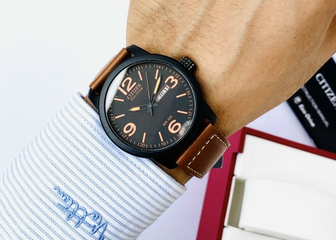 Đồng Hồ Nam Dây Da Citizen Eco-Drive BM8475-26E - Size 42mm