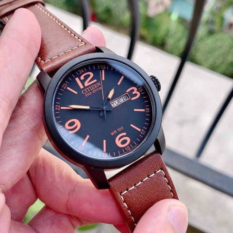 Đồng Hồ Nam Dây Da Citizen Eco-Drive BM8475-26E - Size 42mm