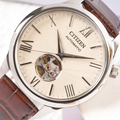 Đồng Hồ Nam Dây Da Citizen Automatic NH9130-17A - Kính Sapphire - Size 40mm