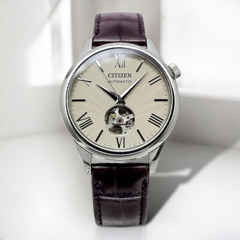 Đồng Hồ Nam Dây Da Citizen Automatic NH9130-17A - Kính Sapphire - Size 40mm
