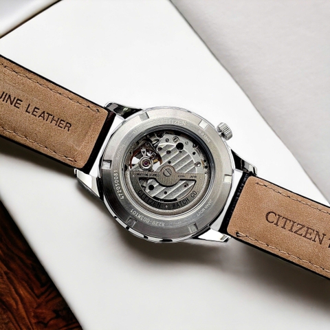 Đồng Hồ Nam Dây Da Citizen Automatic NH9130-17A - Kính Sapphire - Size 40mm