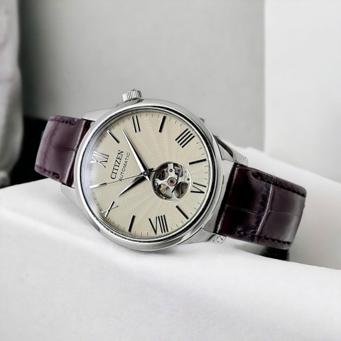 Đồng Hồ Nam Dây Da Citizen Automatic NH9130-17A - Kính Sapphire - Size 40mm
