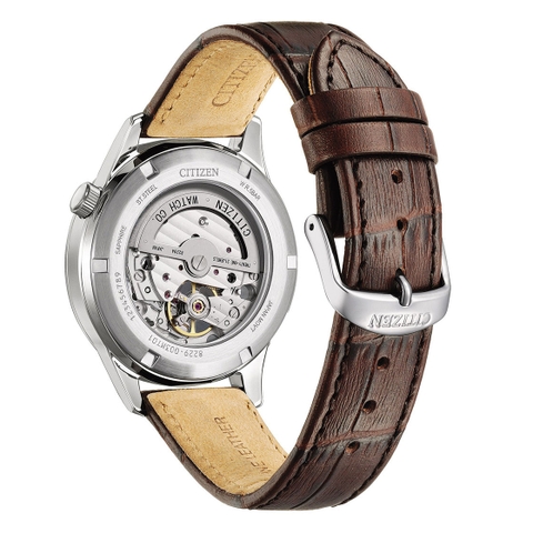 Đồng Hồ Nam Dây Da Citizen Automatic NH9130-17A - Kính Sapphire - Size 40mm