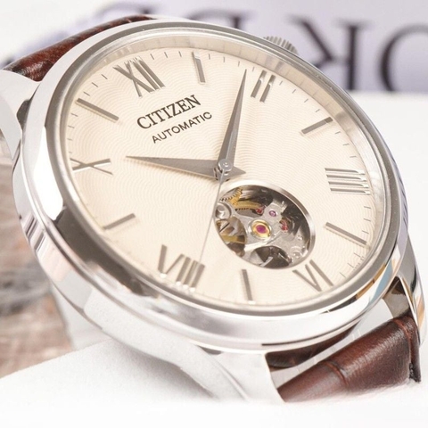 Đồng Hồ Nam Dây Da Citizen Automatic NH9130-17A - Kính Sapphire - Size 40mm