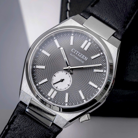Đồng Hồ Nam Dây Da Citizen Automatic NK5010-01H Tsuyosa Small Second - Size 40mm