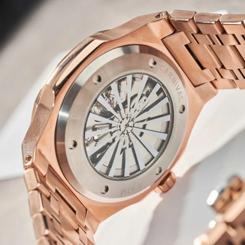 Đồng Hồ Nam Dây Thép Carnival Nautilus 8108G1-VH-D Automatic - Kính Sapphire - Size 41mm