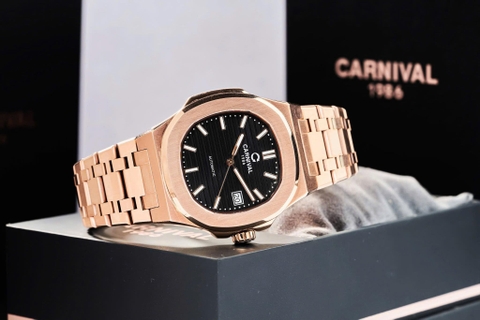 Đồng Hồ Nam Dây Thép Carnival Nautilus 8108G1-VH-D Automatic - Kính Sapphire - Size 41mm