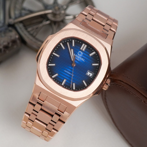 Đồng Hồ Nam Dây Thép Carnival Nautilus 8108G1-VH-X Automatic - Kính Sapphire - Size 41mm