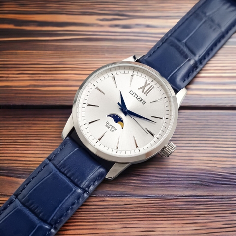 Đồng Hồ Nam Dây Da Citizen Quartz AK5000-03A Moonphase - Size 42mm