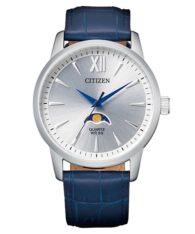 Đồng Hồ Nam Dây Da Citizen Quartz AK5000-03A Moonphase - Size 42mm