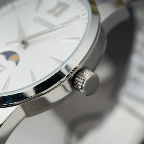 Đồng Hồ Nam Dây Thép Citizen Quartz AK5000-54A Moonphase - Size 42mm