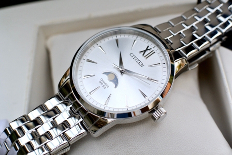 Đồng Hồ Nam Dây Thép Citizen Quartz AK5000-54A Moonphase - Size 42mm