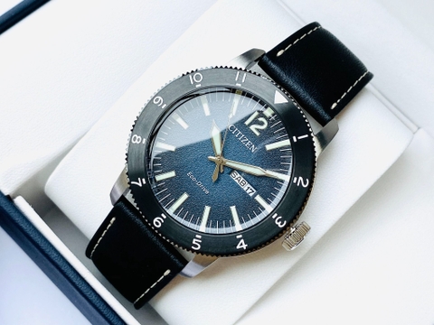 Đồng Hồ Nam Dây Da Citizen Eco-Drive AW0078-08L - Size 43mm