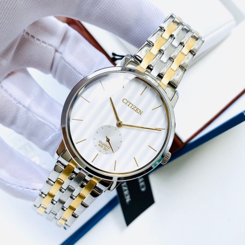 Đồng Hồ Nam Dây Thép Citizen Quartz BE9174-55A Demi Gold - Size 39mm