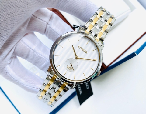 Đồng Hồ Nam Dây Thép Citizen Quartz BE9174-55A Demi Gold - Size 39mm