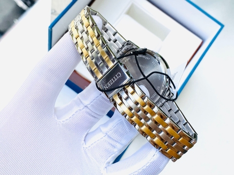 Đồng Hồ Nam Dây Thép Citizen Quartz BE9174-55A Demi Gold - Size 39mm