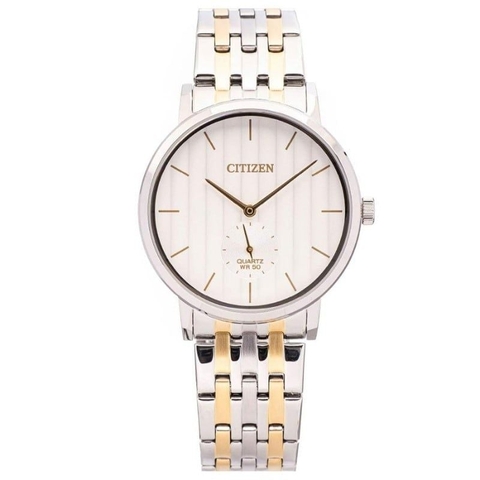 Đồng Hồ Nam Dây Thép Citizen Quartz BE9174-55A Demi Gold - Size 39mm