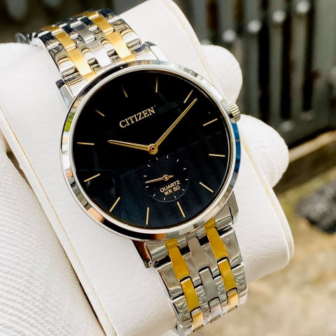 Đồng Hồ Nam Dây Thép Citizen Quartz BE9174-55E Demi Gold - Size 39mm