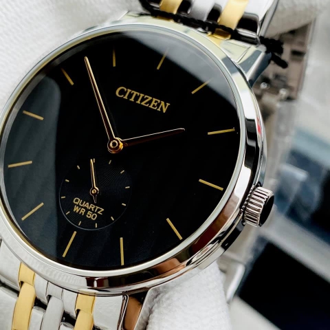 Đồng Hồ Nam Dây Thép Citizen Quartz BE9174-55E Demi Gold - Size 39mm