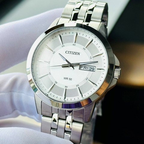 Đồng Hồ Nam Dây Thép Citizen Quartz BF2011-51A - Size 41mm