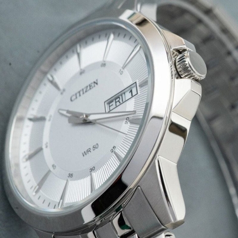 Đồng Hồ Nam Dây Thép Citizen Quartz BF2011-51A - Size 41mm