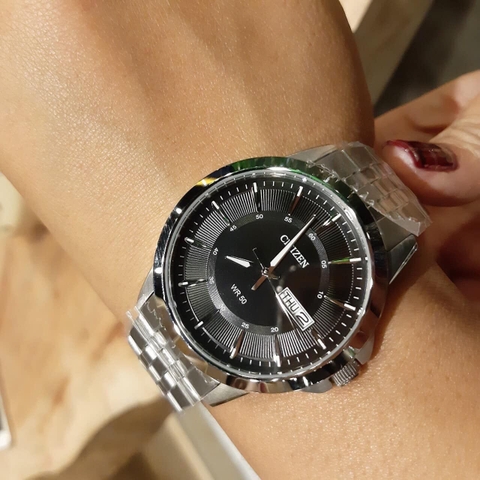 Đồng Hồ Nam Dây Thép Citizen Quartz BF2011-51E - Size 41mm