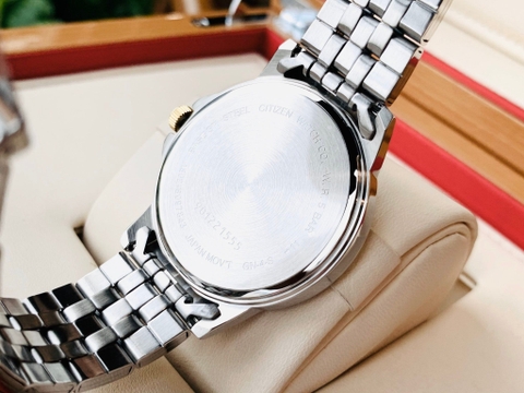 Đồng Hồ Nam Dây Thép Citizen Quartz BF2018-52A Demi Gold - Size 41mm