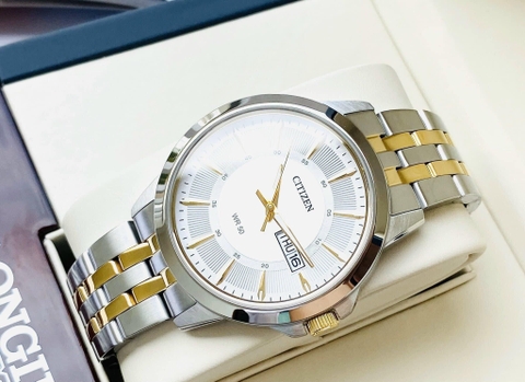 Đồng Hồ Nam Dây Thép Citizen Quartz BF2018-52A Demi Gold - Size 41mm