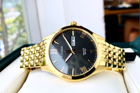 Đồng Hồ Nam Dây Thép Citizen Quartz BF2022-55H - Size 41mm