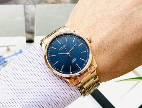 Đồng Hồ Nam Dây Thép Citizen Quartz BH5003-51L - Size 42mm